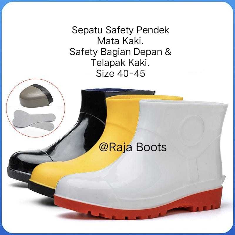 Sepatu Boot Safety Mata Kaki Import 858
