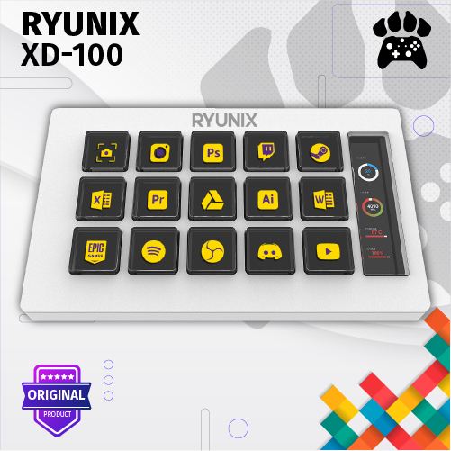 Sades Ryunix XD100 Stream Deck Control Pad