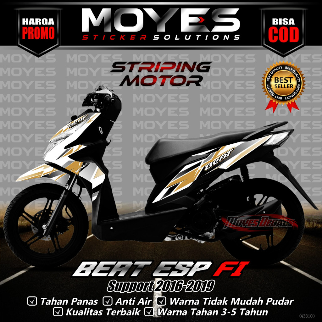 Striping Beat esp fi 2016-2019 model Racing 1
