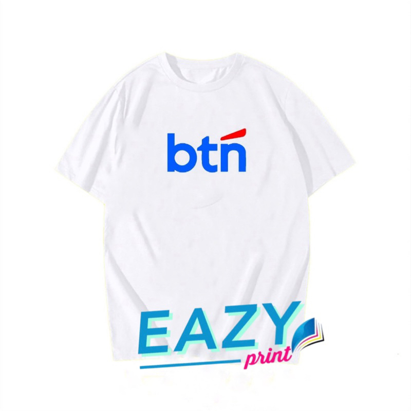 KAOS TSHIRT BTN LOGO BARU SERAGAM BAJU KARYAWAN BANK TABUNGAN NEGARA BUMN