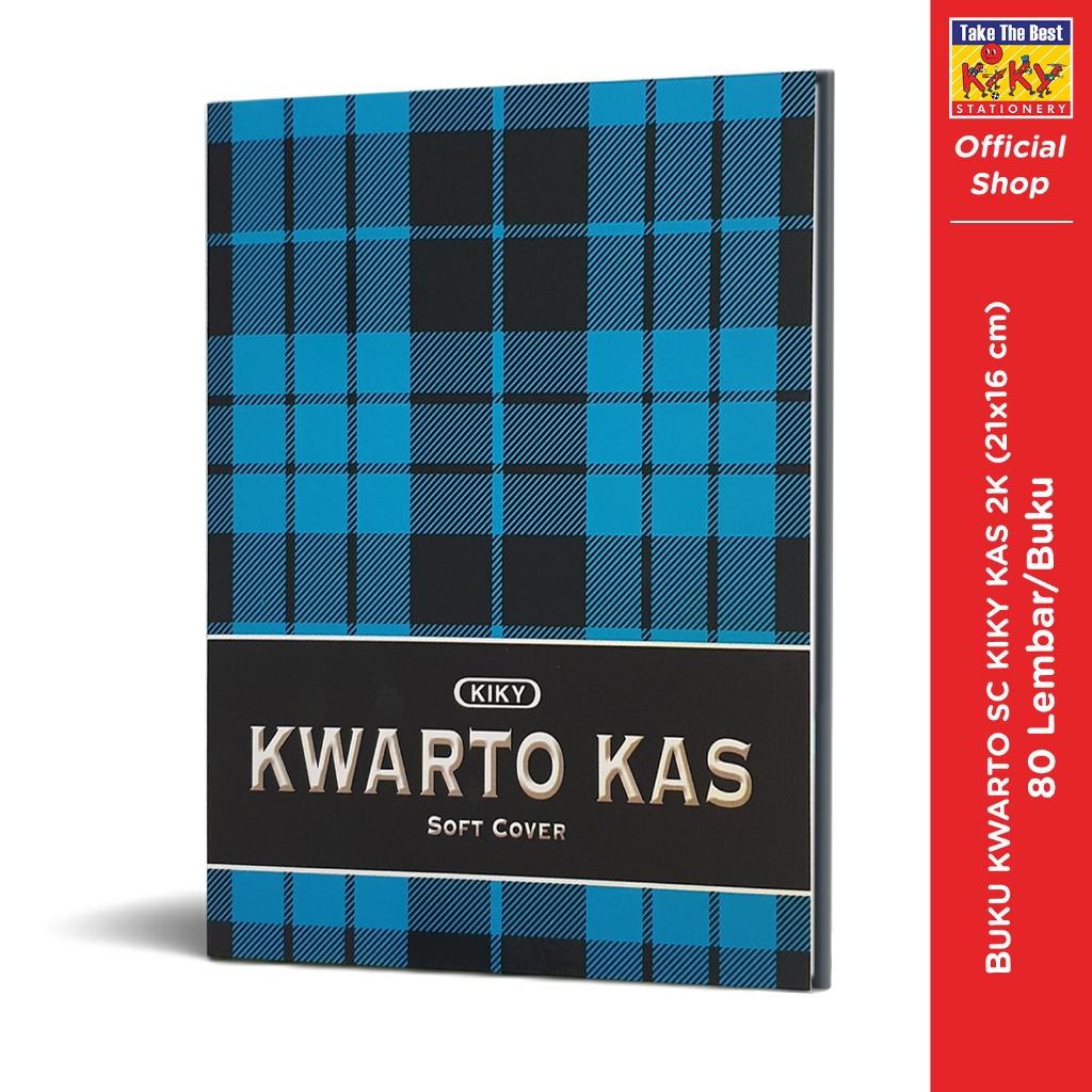 

KIKY Buku Kwarto Kas 2 Kolom Soft Cover Isi 80 Lembar