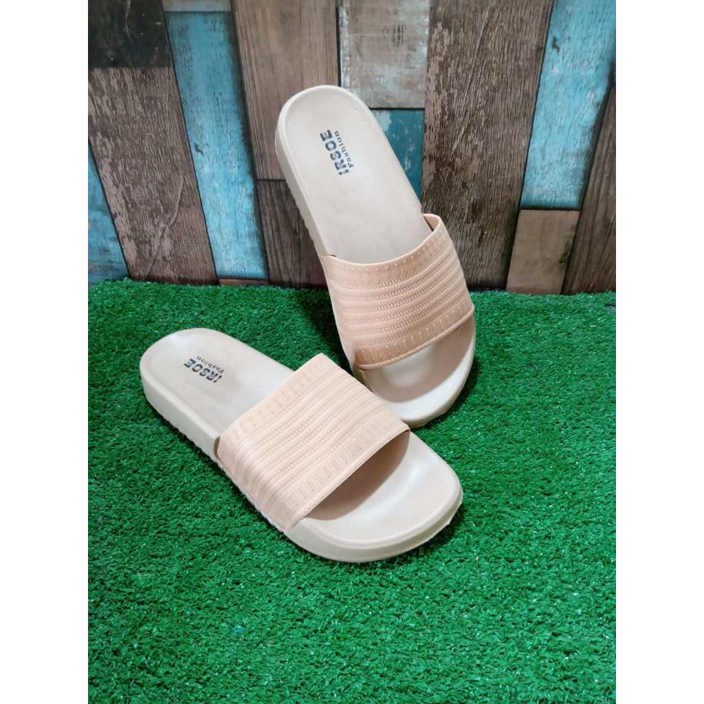 SANDAL SELOP WANITA POLOS | IRSOE SELOP POLOS CEWE | SANDAL KARET SELOP