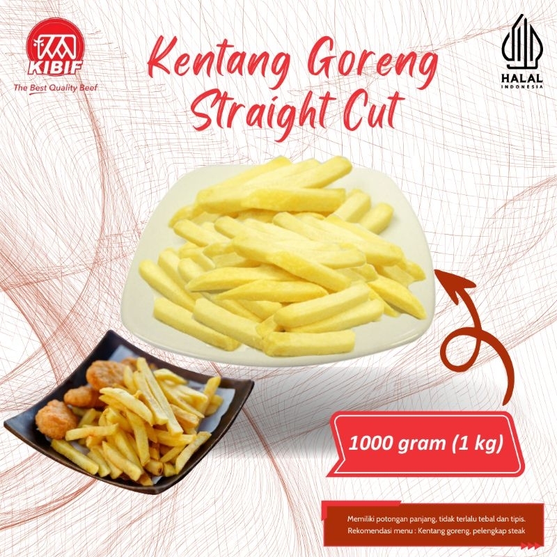 

Kentang Goreng Straight Cut 1kg
