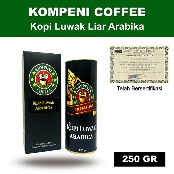 

Kopi Luwak Arabika 250gram - Kompeni Coffee