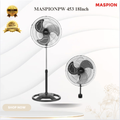 MASPION KIPAS ANGIN POWER FAN PW 453 18Inch TERMURAH ORIGINAL GARANSI RESMI/PW453/PW-453/PW 453