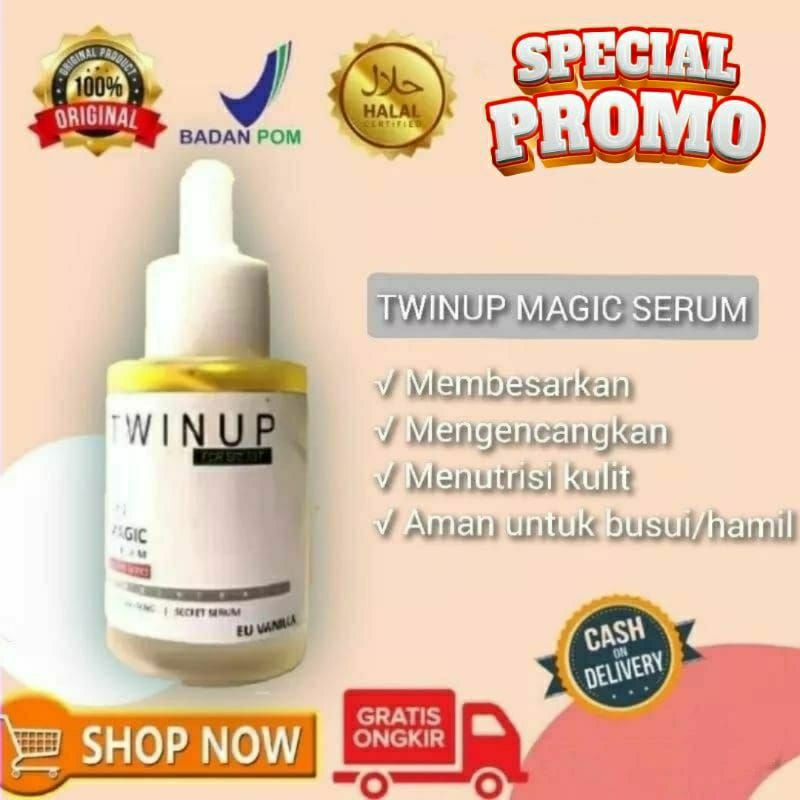 VIRAL TWINUP SERUM PEMBESAR PAYUDARA ORIGINAL BPOM ASLI 100%