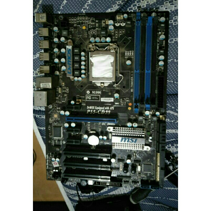 motherboard gaming p55 lga1156 4 slot ram