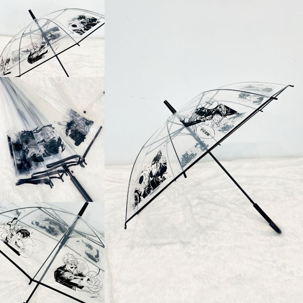 Clear Umbrella payung aesthetic Anime Jujutsu Kaisen Payung Toji Estetik