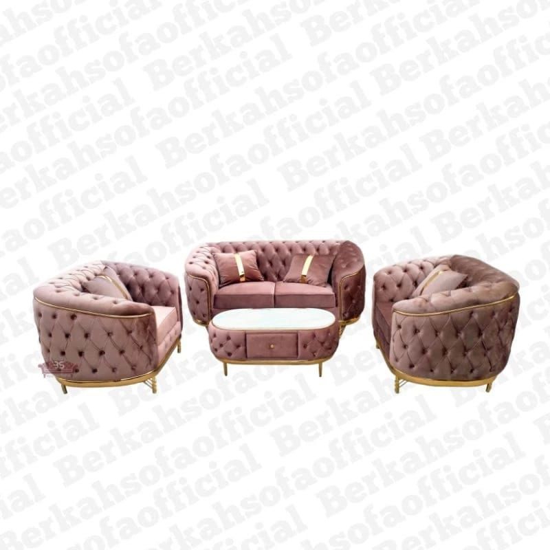 SOFA RUANG TAMU ELEGAN SOFA PREMIUM QUALITY ORI SOFA BED TERBARU.KURSI TAMU SOFA TAMU KURSI PREMIUM 