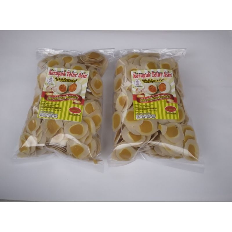 

Kerupuk Telur Asin GAJAH MADA kemasan 250g/ Asli dari telur asin