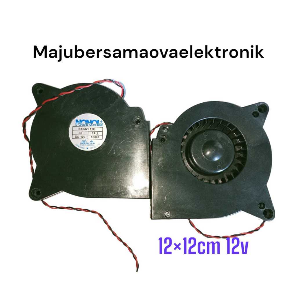 Kipas Fan Blower Keong 12Cm 12V Original