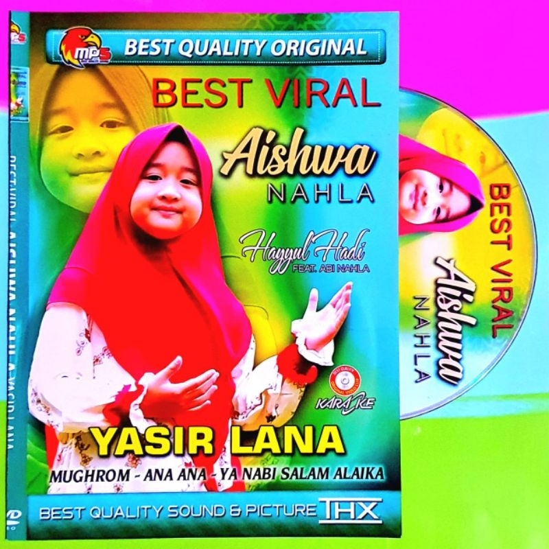 TERMURAH Promo Kaset Video Mp4 Lagu Anak Anak Religi Sholawat Aishwa Nahla DVD DTS