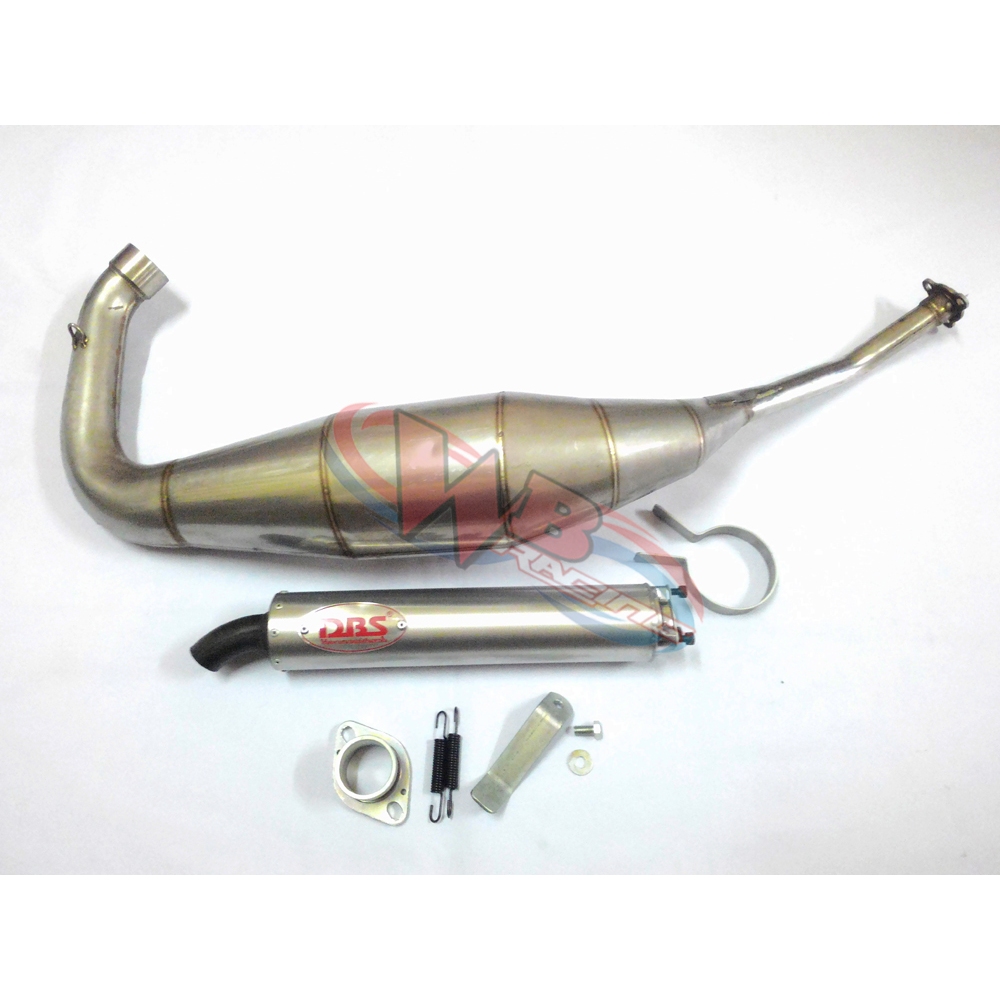 Knalpot Racing DBS Thailand Tipe Stainless Untuk Kawasak Ninja 150RR Original, Made in Thailand