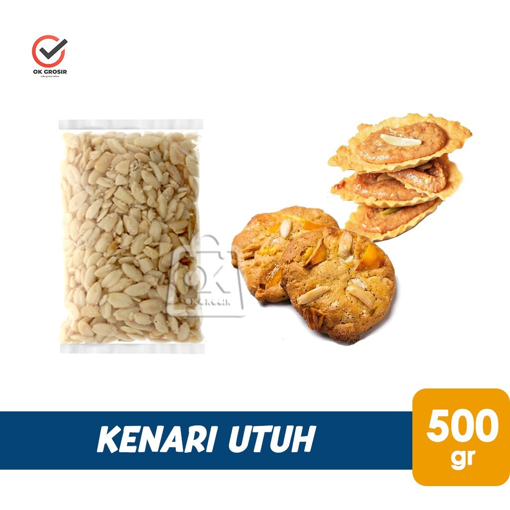 

Kacang Kenari UTUH Mentah (500 gr)