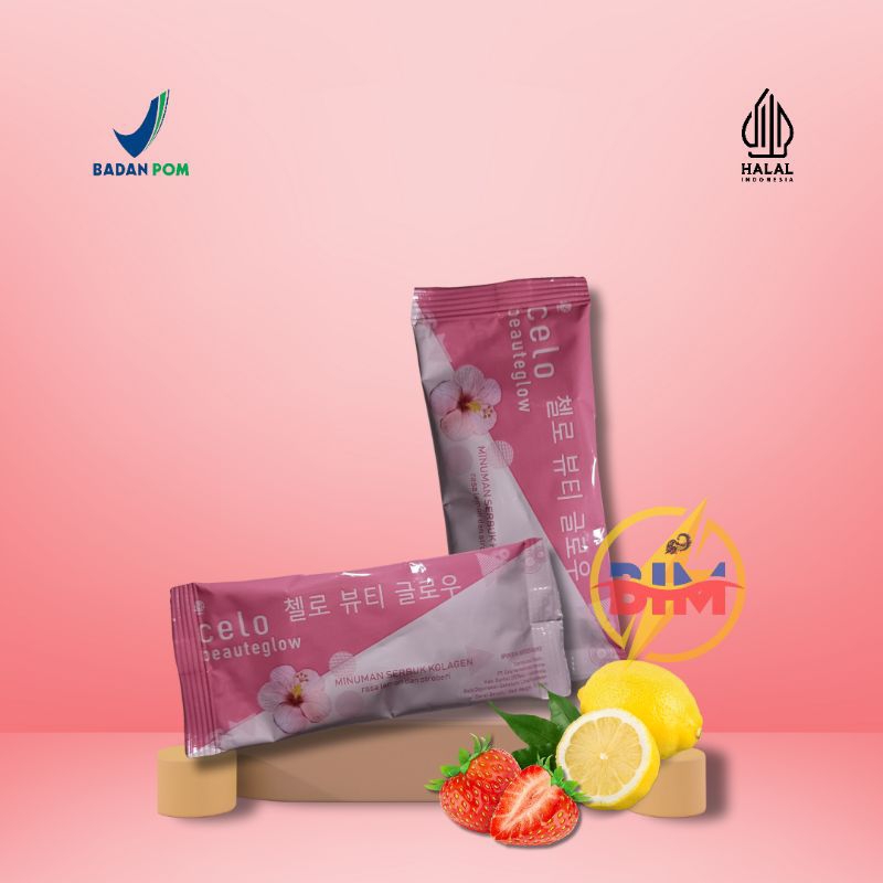 Celo BeautyGlow Minuman Perawatan Kulit Sehat Alami Pencerah Kulit Alami Minuman Colagen