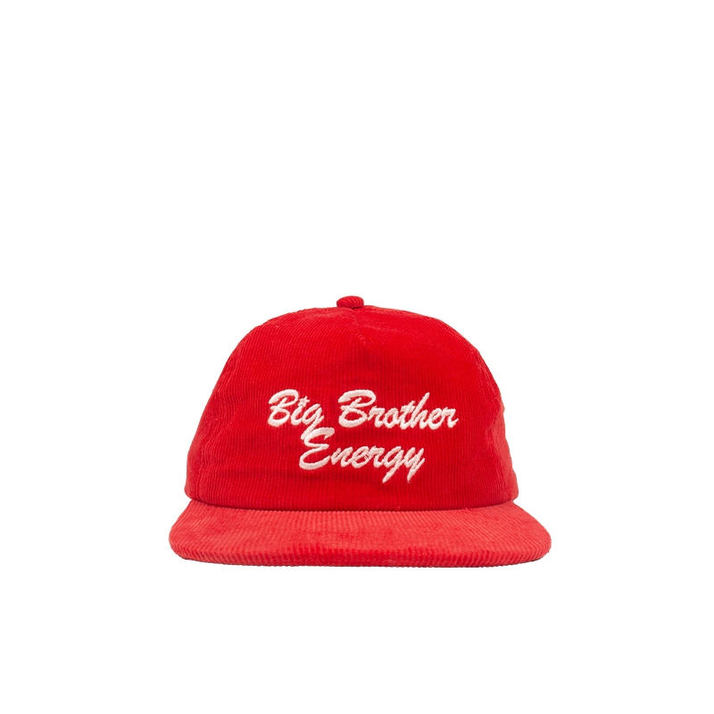 Based Club Brother Topi Corduroy Merah