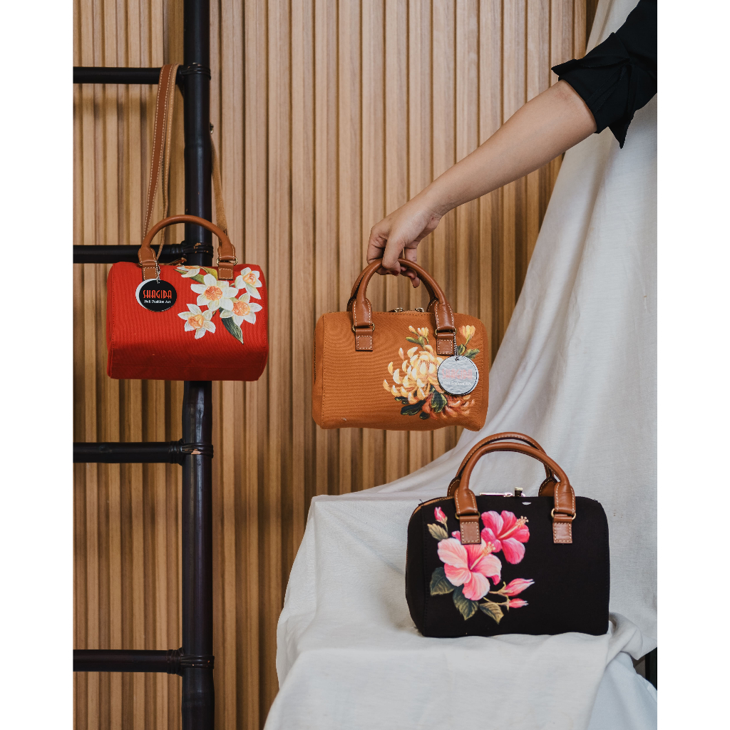 Tas Lukis Baby Lot  Handle Bag SHAGIDA • Souvenir & Oleh - oleh Khas Bali