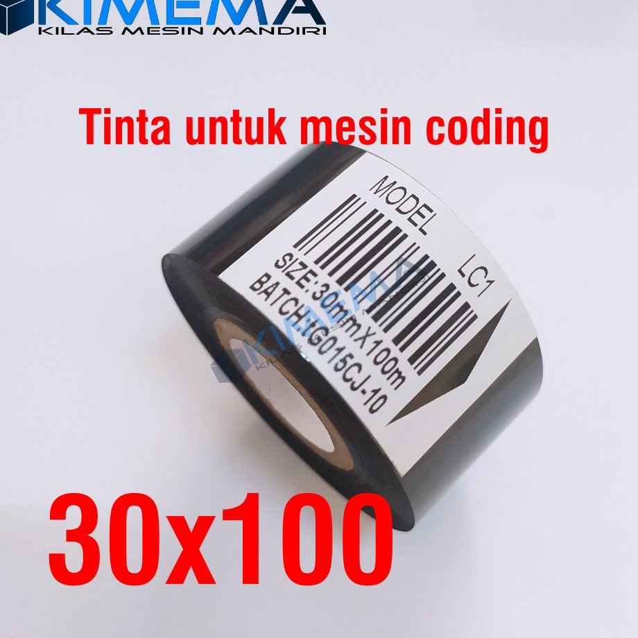 

ORIGINAL LC1 3x1 Hot Stamping Foil Ribbon Tape 3mm x 1m Pita coding Tinta cetak expired date