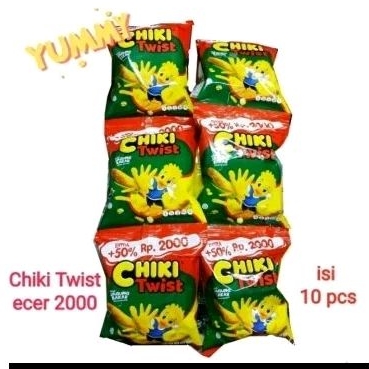 

CHIKI Twist Rasa Jagung Bakar Renceng Isi 10pcs