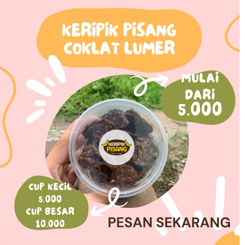 

KERIPIK PISANG COKLAT LUMER RISKY NGEMIL