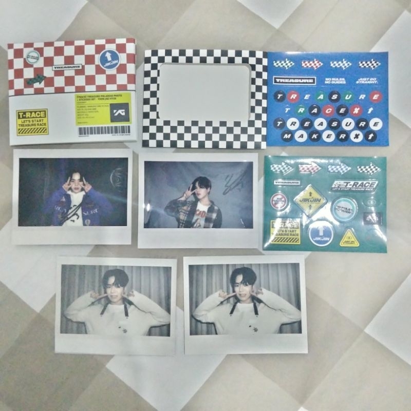 photocard treasure diary asahi jakmer outdoor haruto potter memkit, pola trace jaehyuk blooming