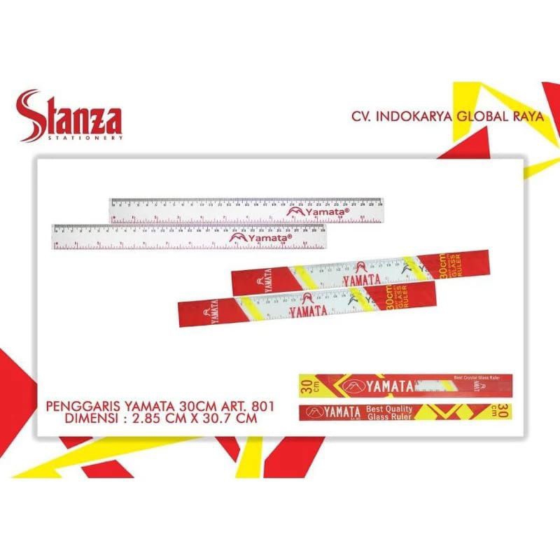 

(A123) penggaris besi stainless 30cm
