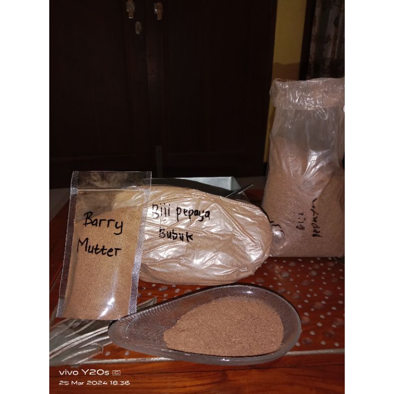 

#COD BIJI PEPAYA BUBUK HERBAL (Papaya seed powder herbal)