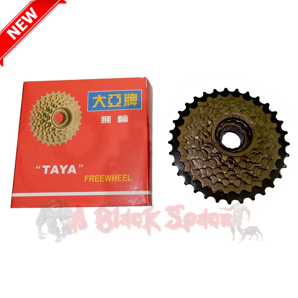 SPROCKET FREEWHEEL SEPEDA 9 SPEED DRAT ULIR TAYA 1/2X3/32
