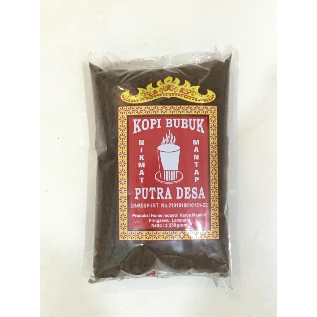 

Kopi Putra Desa Asli Pringsewu Lampung Kemasan 200 gr Robusta Rasa Mirip Kopi Klangenan