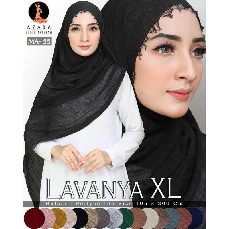 Pasmina crinkle Lavanya Azara