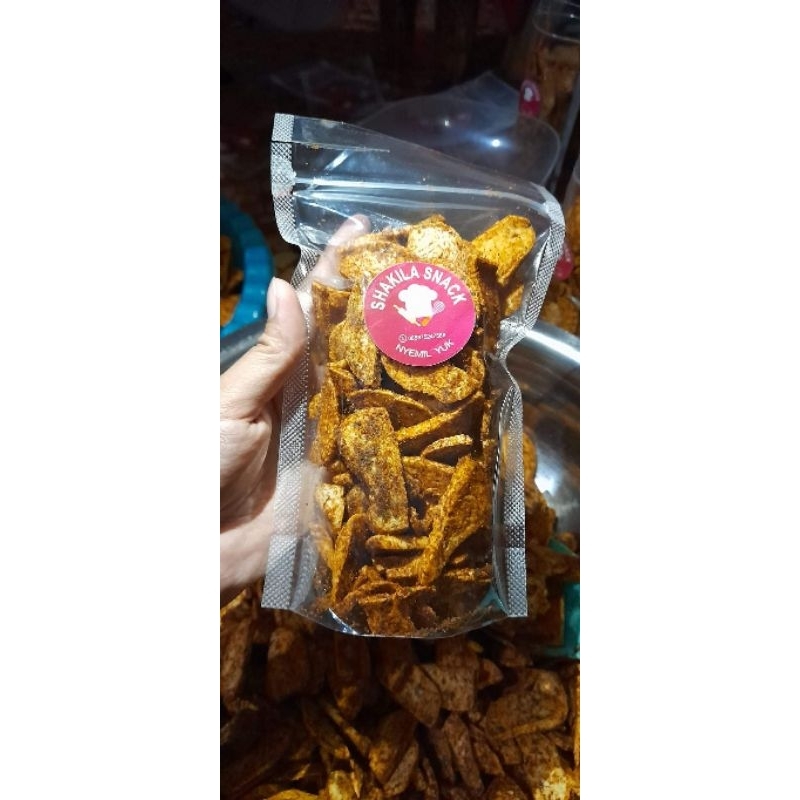 

Basreng pedas daun jeruk