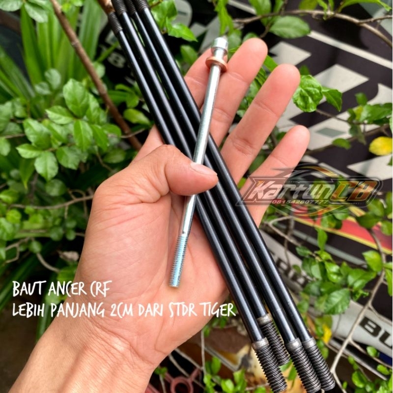 Baut ancer CRF lebih panjang 2cm dari standar tiger solusi mesin struk up