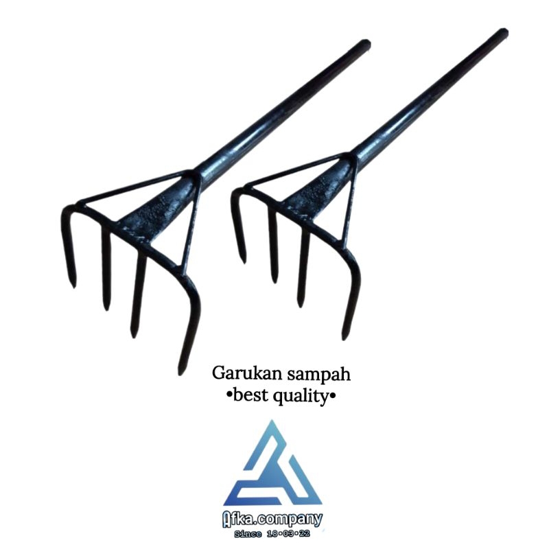 garukan sampah dari besi