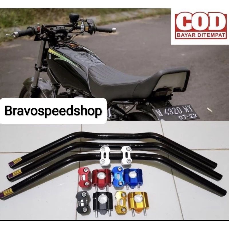 Stang rzr roadrace universal pnp yamaha RX KING RX S RXZ plus raiser dudukan cnc satu set