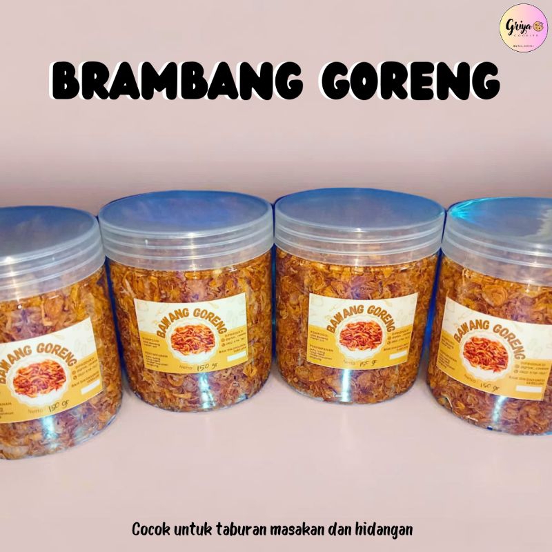 

Brambang goreng/bawang merah goreng 150gr