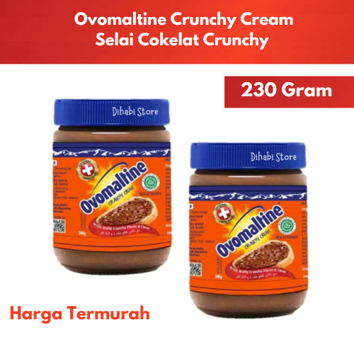 

Ovomaltine Crunchy Cream 230 Gram Selai Cokelat Crunhcy