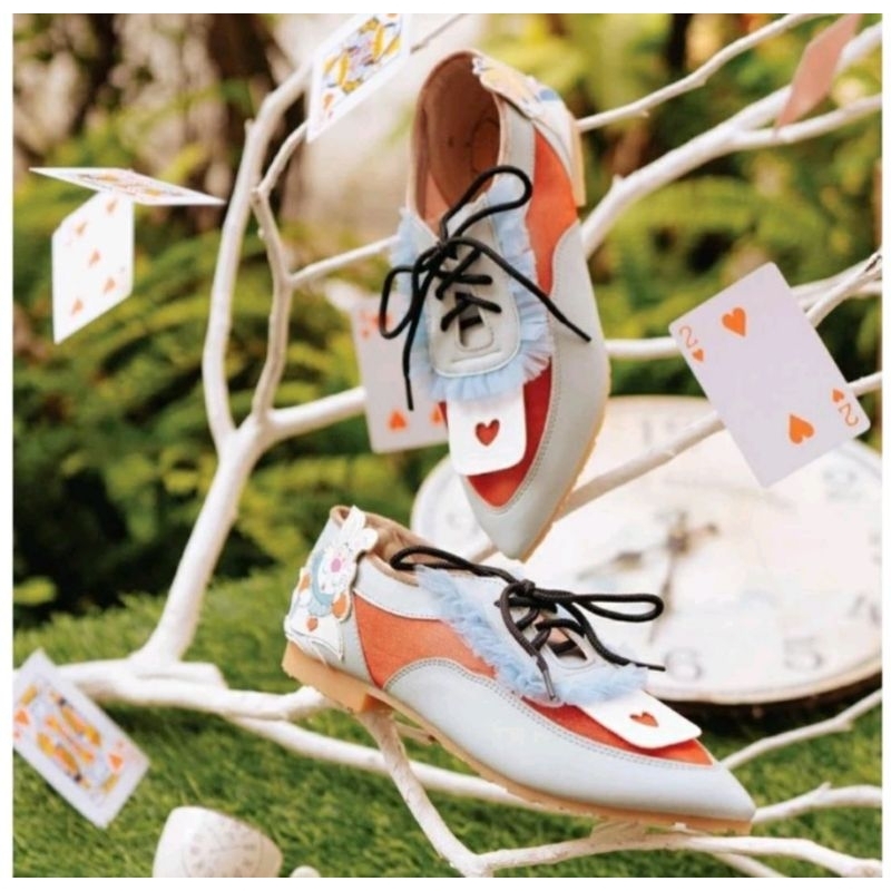 ITTAHERL  MAXI POINTY ukuran 39 Brand preloved Ittaherl Disney Mickey Minney    READY Ittaherl White