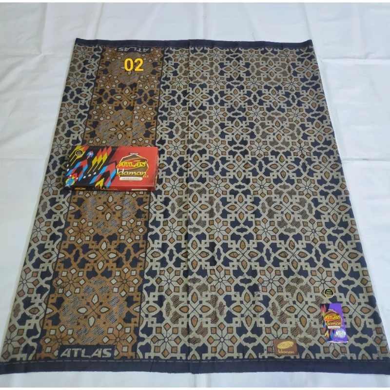 sarung atlas idaman 555 kembang motif BHS terbaru atlas idaman batik