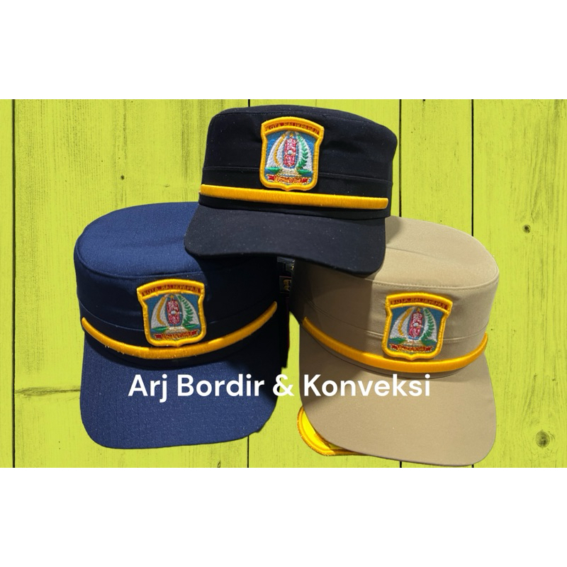 Topi Komando PNS Satuan Bordir Timbul