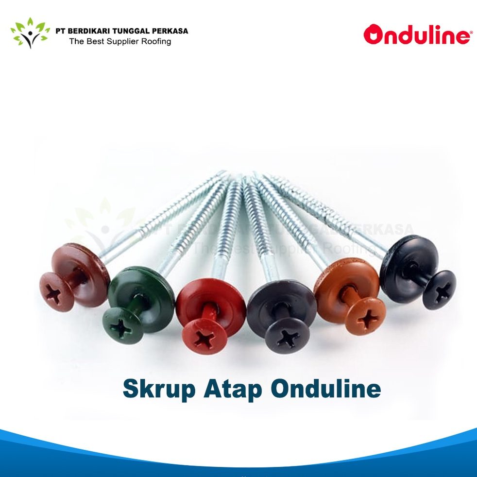 Skrup / Baut / Paku Onduline & Onduvilla (1 Pack = 100 Pcs)