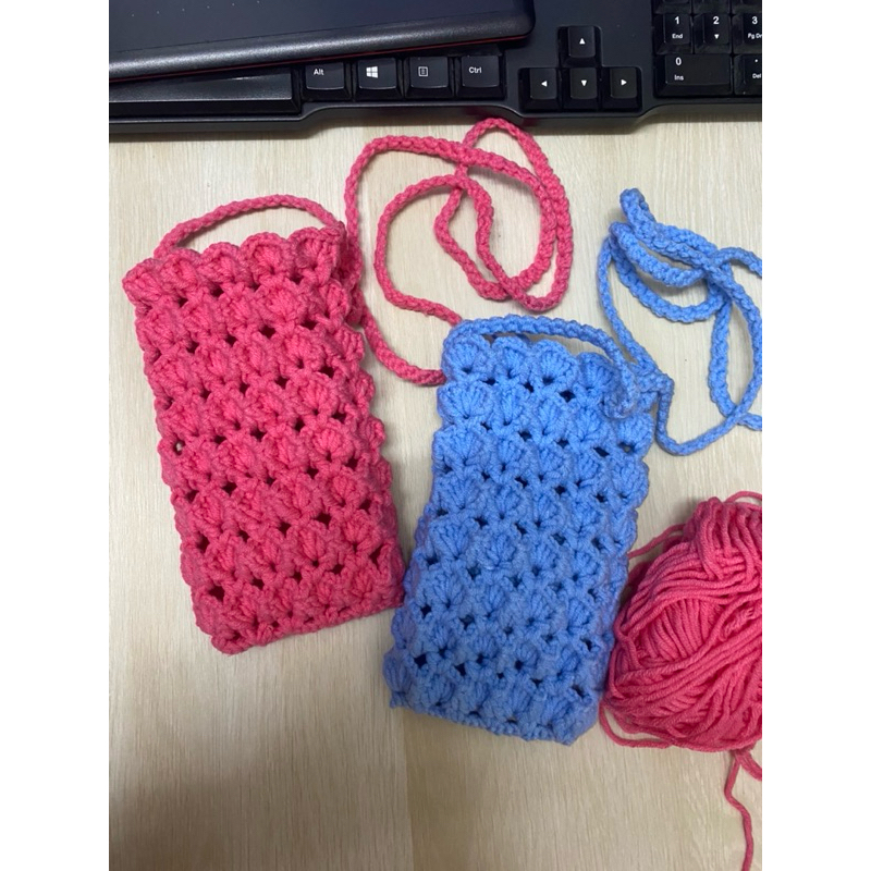 Tas Rajut|Tas selempang Rajut|Tas HP Rajut