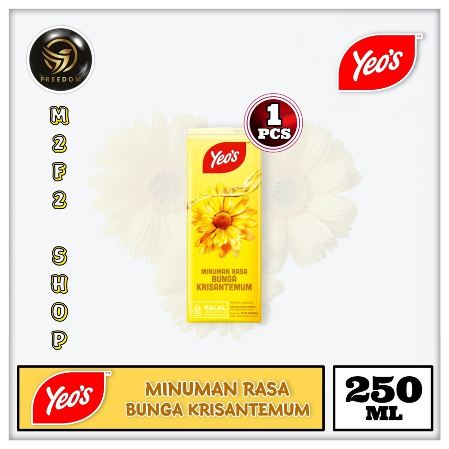 

Yeos Minuman Berperisa Sari Bunga Krisantemum | Chrysanthemum Tea Flavoured Kotak UHT - 250 ml (Kemasan Satuan)