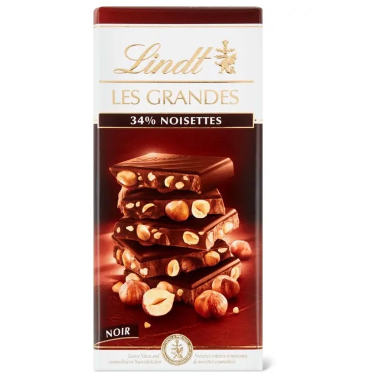 

SWISS Import - Lindt Les Grandes · Cokelat Hitam dengan Kacang 150g
