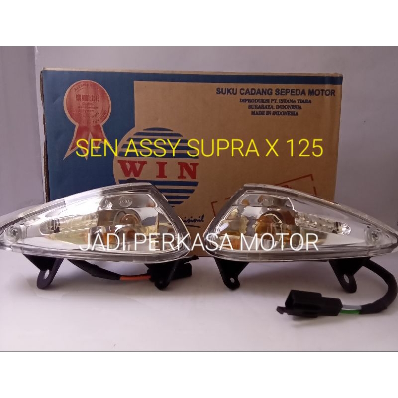 "WIN" LAMPU SEN ASSY MOTOR SUPRA X 125 SEPASANG/2PCS