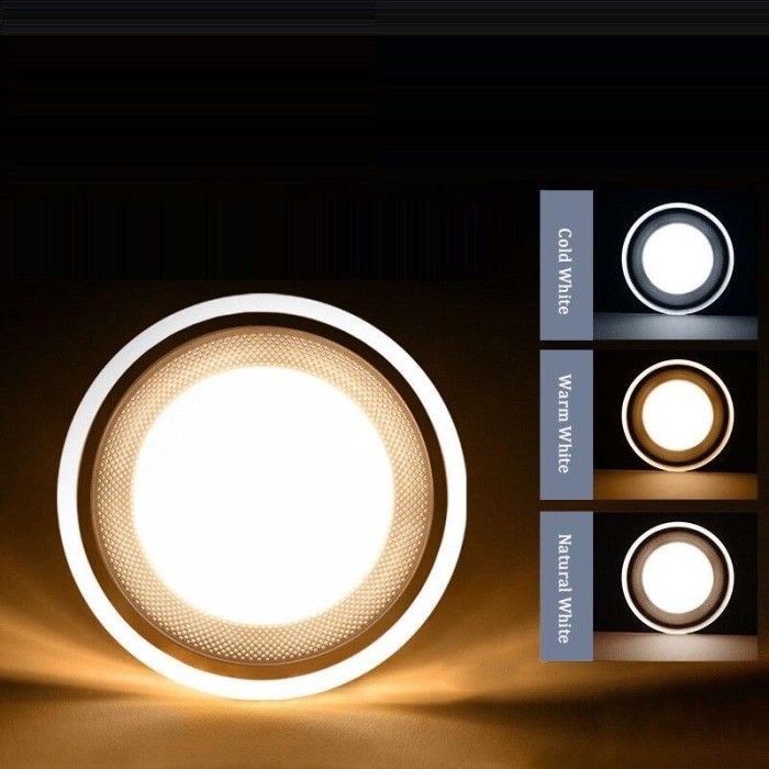LED DOWNLIGHT AEON 3 WARNA / EMICO / HARGA TERTERA 1 PCS
