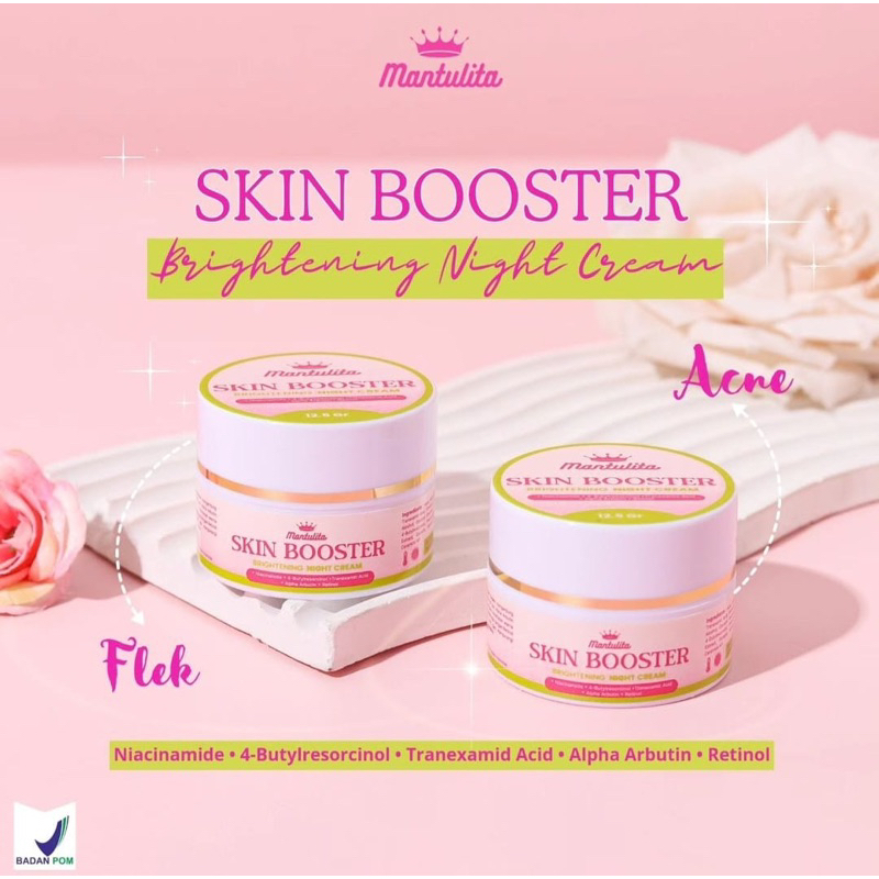 SKIN BOSTER MANTULITA Brightening Night Cream