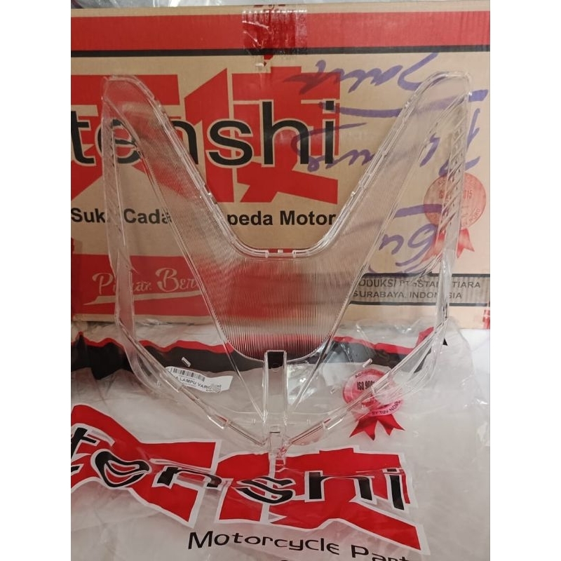 Mika Lampu Depan Mika Kaca Reflektor Vario 160 .Merek Tenshi