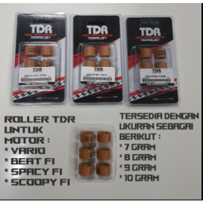 ROLLER TDR RACING VARIO CARBU + bonus emas 24k/ROLLER TDR RACING BEAT F1/ROLLER TDR RACING SCOOPY F1
