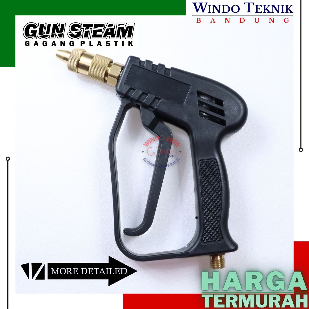 GUN STEAM UMUM | STANG STEAM | PISTOL STEAM | GUN JET CLEANER | GUN STEAM PENDEK | TEMBAKAN STEAM