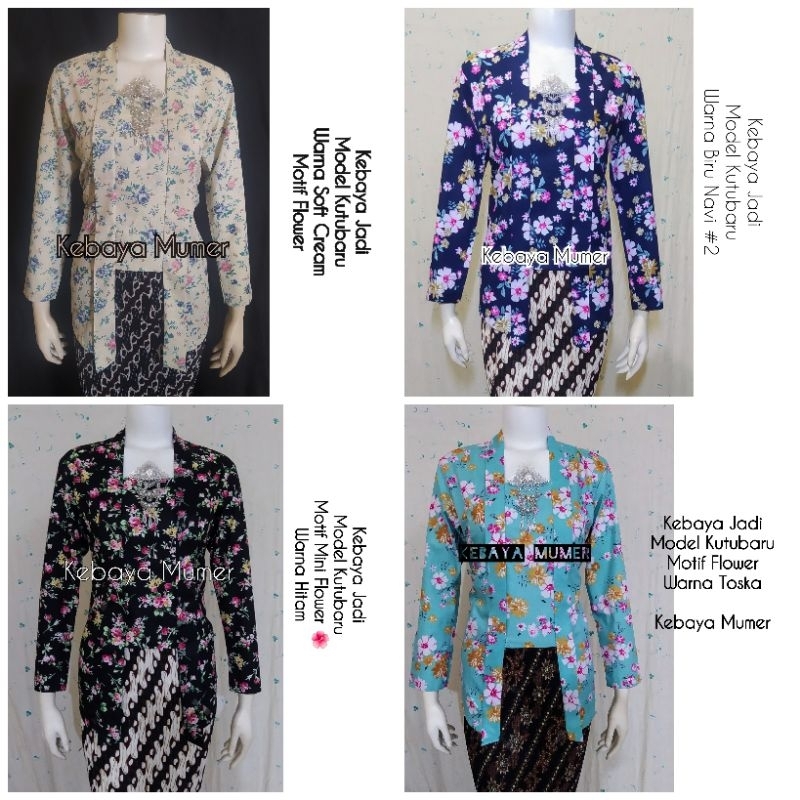 Kebaya Kutubaru. Kebaya Bunga. Kebaya Jadul. Kebaya Floral. Floral. Kebaya Kutubaru Floral